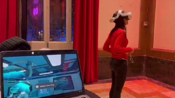 Experiencia VR interactiva listapara usar en eventos